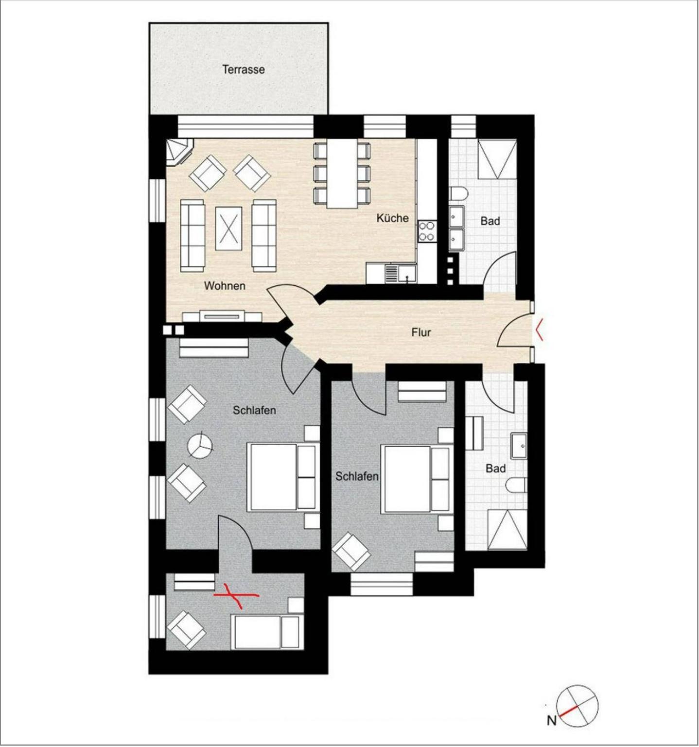 Haus Goodewind Apartment เฮริงสดอร์ฟ ภายนอก รูปภาพ
